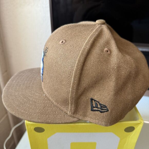 Los Angeles Dodgers Logo Scribble New Era Fitted Hat Cap Size 7 1/4 MLB Basebal - Picture 6 of 8